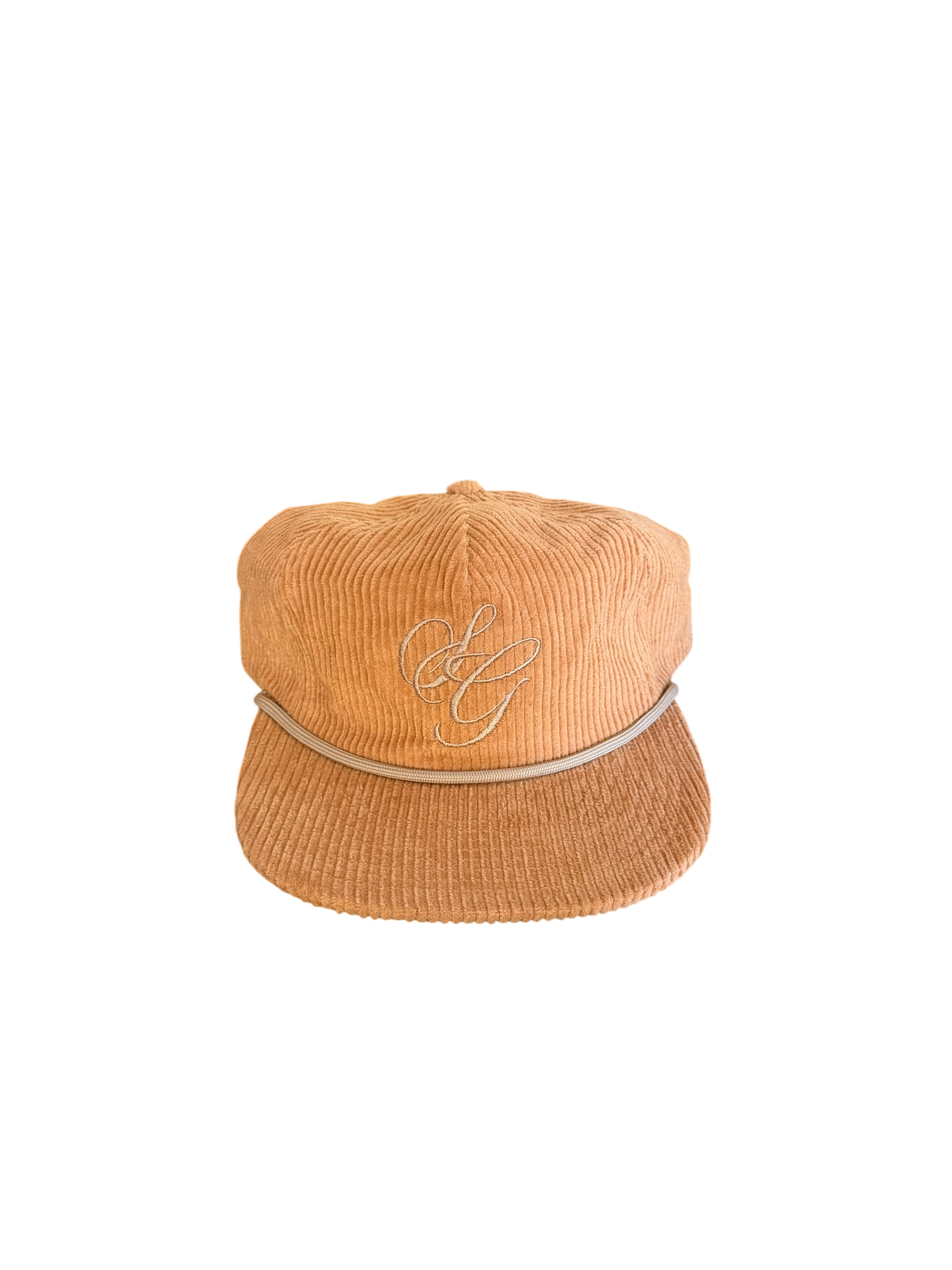 Corduroy SG Script Hat - Brown
