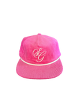 Corduroy SG Script Hat - Pink
