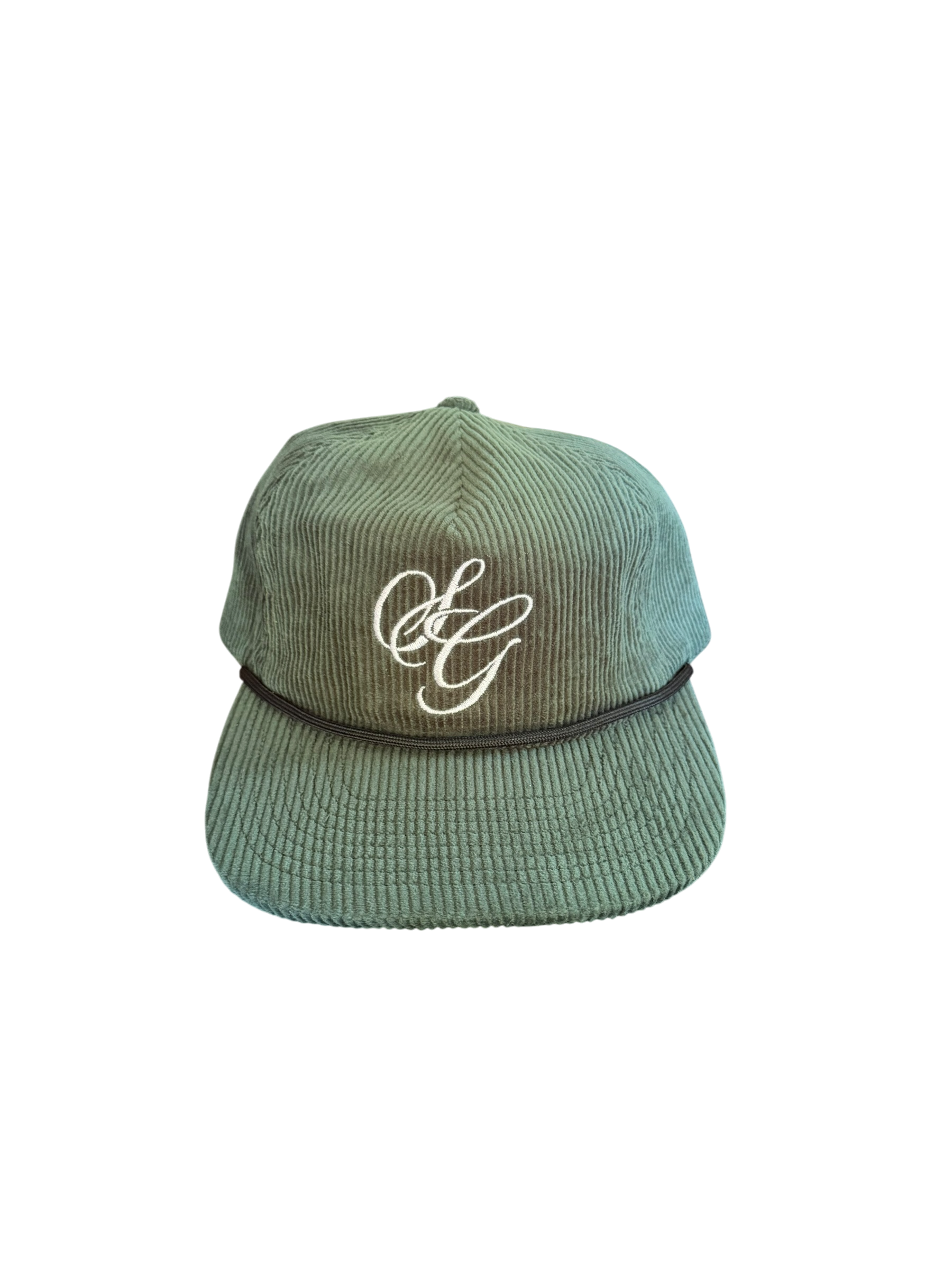 Corduroy SG Script Hat - Green